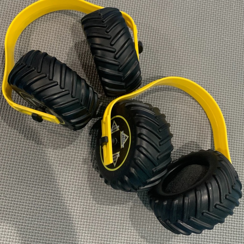 Monster Jam noise cancelling headphones